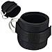 Grofitness Doppia D-ring Caviglia Cuff Cinghie Regolabili Leg Peso Della Cinghia Del Polso Per La Tv Via Cavo Allegato 1pair (nero)  - Foto miniatura 4