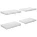 Scaffali A Parete 4 Pz Bianco Lucido 40x23x3,8 Cm In Mdf - Foto miniatura 2