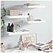 Scaffali A Parete 4 Pz Bianco Lucido 40x23x3,8 Cm In Mdf - Foto miniatura 1