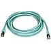 Cavo di Rete Ethernet Cat6a - Cavo Schermato STP da 3m - Cavo RJ45 Antigroviglio - Turchese - Foto miniatura 2