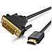 Cavo HDMI a DVI 3m (Black)  - Foto miniatura 1