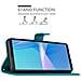 Custodia Compatibile Con Sony Xperia 10 Iii In Blu Fiore - Coperchio Protettivo In Design Floreale Con Chiusura Magnetica, Funzione Stand E Slot Per Carte - Foto miniatura 4