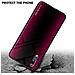 Custodia Compatibile Con Huawei P20 - Ottica A Strisce In Cremisi Rosa - Coperchio Protettivo In Vetro Temperato E Silicone Tpu - Foto miniatura 4