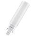 Dulux D Led Em & Ac Mains / Tubo Led: G24d-2, Lunghezza: 148 Mm, 7 W, 18 W Sostituzione Per, Opaco, Cool White, 4000 K - Foto miniatura 1