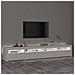 Mobile Porta TV con Luci LED Bianco 240x35x40 cm - Foto miniatura 3