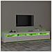 Mobile Porta TV con Luci LED Bianco 240x35x40 cm - Foto miniatura 7