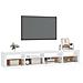 Mobile Porta TV con Luci LED Bianco 240x35x40 cm - Foto miniatura 9