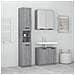 Set Mobili Da Bagno 3 Pz Grigio Sonoma In Legno Multistrato - Foto miniatura 1