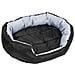 Cuscino Per Cani Reversibile E Lavabile Grigio Nero 85x70x20 Cm - Foto miniatura 6