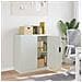 Armadio Classificatore Grigio Chiaro 79x40x90 cm in Acciaio - Foto miniatura 1