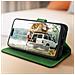 Custodia Per Iphone 15 Plus Copertina Portacarte Funzione Supporto Verde - Foto miniatura 4