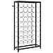 Portavini Da 45 Bottiglie Nero 54x18x100cm In Ferro Battuto - Foto miniatura 2