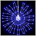 Illuminazioni Di Natale Galassia 140 Led 4pz Blu 17 Cm - Foto miniatura 3