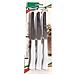 , Set 6 Coltello Tavola Bianco, Lama Dentata Cm 11 - Foto miniatura 1