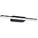 Applique Da Parete Contemporanea Riflesso Metallo Nero Led 11w 3000k Ip44 - Foto miniatura 1