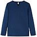 Maglietta Per Bambini Maniche Lunghe Blu Marino 104 - Foto miniatura 2