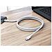 Elpcc201-wh Cavo Usb 1 M Usb 2.0 Usb A Usb C Bianco (Elements Pro Usb-c To - Usb-c Cable - Male To Male - - Foto miniatura 3