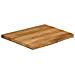 Piano Tavolo 60x60x2,5 Cm Bordi Vivi In Legno Massello Di Mango - Foto miniatura 2