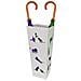 Portaombrelli Bianco Per Ingresso Design Gatti Porta Ombrelli 15.5 X 15.5 X 49cm - Foto miniatura 2