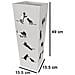 Portaombrelli Bianco Per Ingresso Design Gatti Porta Ombrelli 15.5 X 15.5 X 49cm - Foto miniatura 3