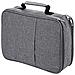 Organizer Per Materiale Artistico - Astuccio Portapenne In Tessuto Oxford Con Manico Grey - Foto miniatura 1