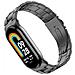 Cinturino In Metallo Per Xiaomi Mi Band 8 Black - Foto miniatura 4