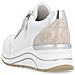 Leisure Trainers White Sneakers Pelle Scarpe Donna Bianco Eu 39, D0t03-80 - Foto miniatura 3