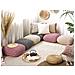 Pouf Macramè Berrechid Cotone Rosa 50 Cm 50 Cm 20 Cm - Foto miniatura 1