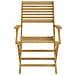 Sedie Giardino Pieghevoli 6pz 54,5x61,5x86,5 cm Massello Acacia - Foto miniatura 6
