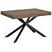 Tavolo allungabile 90x140/400 cm Plaker noce gambe antracite - Foto miniatura 1