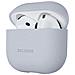 Airpods 4 Custodia Antiurto In Silicone Con Indicatore Led, Grigio - Foto miniatura 2