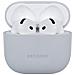 Airpods 4 Custodia Antiurto In Silicone Con Indicatore Led, Grigio - Foto miniatura 5