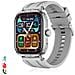 Smartwatch M106 Con Doppio Cinturino, Uno In Silicone E L'altro In Nylon. Notifiche Delle App, Monitoraggio Della Salute, Modalità Sportive. - Foto miniatura 1