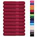 Asciugamani 10 Pz Bordeaux 100x200 Cm 360 G/m 100% Cotone - Foto miniatura 2