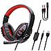 Cuffie Sy733mv. Cuffie Da Gioco Con Microfono, Connessione Minijack Per Pc, Laptop, Ps4, Xbox One, Mobile, Tablet. Controllo Del Volume - Foto miniatura 1