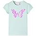 Maglietta Bambina Maniche Aletta Menta Chiaro 92 - Foto miniatura 1