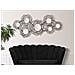 Decorazione In Metallo 3d Cerchi 3 - Nero - Metallo - 121x5x56 Cm - Foto miniatura 5