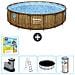 Piscina Fuori Terra - In Giro - 549x122 Cm - Bruin - Include Accessori Coordinati Cb33 - Foto miniatura 1