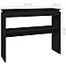 Lusso Casadino -  Tavolino Consolle Nero 102x30x80 Cm In Legno Multistrato - Foto miniatura 5