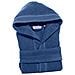Accappatoio Con Cappuccio Spugnissima Gim In Cotone Colore Blu Misura Xlxxl - Foto miniatura 2