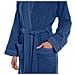 Accappatoio Con Cappuccio Spugnissima Gim In Cotone Colore Blu Misura Xlxxl - Foto miniatura 1