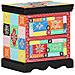 Comodino 2 pz Multicolore 40x35x45 cm Legno ingegnerizzato - Foto miniatura 1