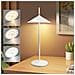 Lampada Da Tavolo A Led, Moderna, Ricaricabile, Dimmerabile Al Tocco, Per Esterni, Giardino - Foto miniatura 2