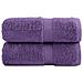 Asciugamani per Ospiti SOLUND 2 pz Viola 30x50 cm 600 g/m² - Foto miniatura 1