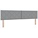 Letto a molle con materasso Grigio chiaro 200 x 200 cm Tessuto - Foto miniatura 7