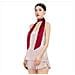 Elegante Sciarpa Lunga In Pura Seta Di Gelso Al 100% - Accessorio Di Moda Versatile Red - Foto miniatura 2