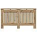 Copertura per radiatori Rovere artigianale 152 x 19 x 81,5 cm - Foto miniatura 4