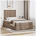 Letto con Contenitore Cappuccino 120 x 200 cm Pelle Sintetica - Foto miniatura 2