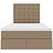 Letto con Contenitore Cappuccino 120 x 200 cm Pelle Sintetica - Foto miniatura 7