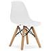 Sedia ergonomica Valora ZUBI con gambe in faggio bianco per bambini x4 - Foto miniatura 2
